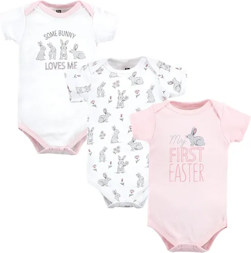 Miniatura 237 de Hudson Baby baby-girls Cotton Bodysuits 3-pack