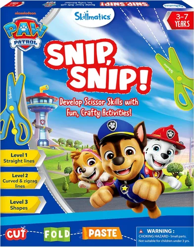Miniatura 9 de Skillmatics Libro de actividades de habilidades de tijera, recortar, 25 actividades de corte para preescolares, kit de manualidades de fieltro, 2