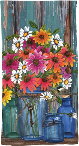 Miniatura 14 de Briarwood Lane Toalla de mano de algodón floral abstracto