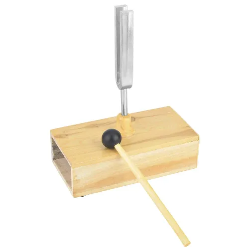 Miniatura 3 de Oumefar Tuning Fork Virbration Instrumento experimental Curación Musical 440HZ Aleación de aluminio Parte de Solfeggio Tuning Set con caja