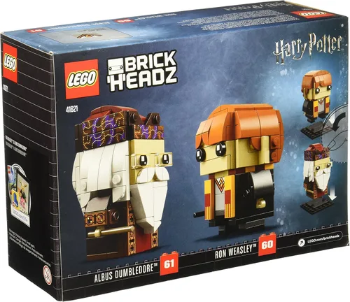 Edición limitada LEGO 41621 BrickHeadz Ron Weasley & Albus Dumbledore Kit de construcción de 245 piezas