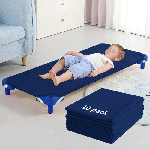 Paquete de 10 sábanas para cuna para guardería, tamaño estándar, se adapta a cuna de 23 x 51 pulgadas, esenciales para guardería, sábana de cuna