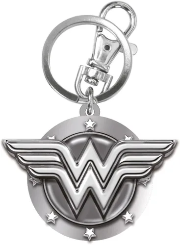 Miniatura 2 de DC Wonder Woman peltre clave Anillo, talla única , Plateado