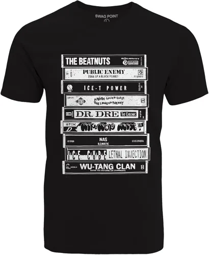 Miniatura 3 de Swag Point Camiseta con capucha gráfica Urban Streetwear 100 algodón