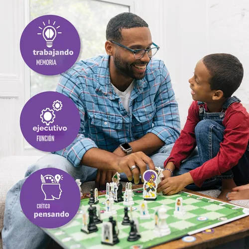 Miniatura 4 de Story Time Chess Juego de backgammon para niños de 3 años en adelante, juego educativo de aprendizaje, 1-6 jugadores