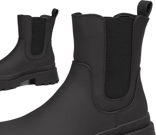 Miniatura 3 de DREAM PAIRS Botas de plataforma Chelsea para mujer