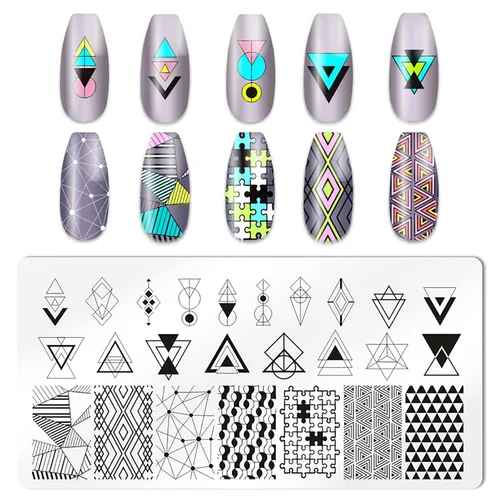 Miniatura 5 de KAAGEE 5 sellos de uñas para el día de San Valentín con raspador de sellos, estampado de placa de corazón de amor, plantillas románticas, plantilla