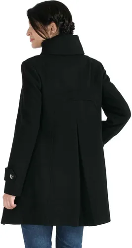 Miniatura 4 de Abrigo de lana plisada para mujer, chaqueta de invierno para embarazada