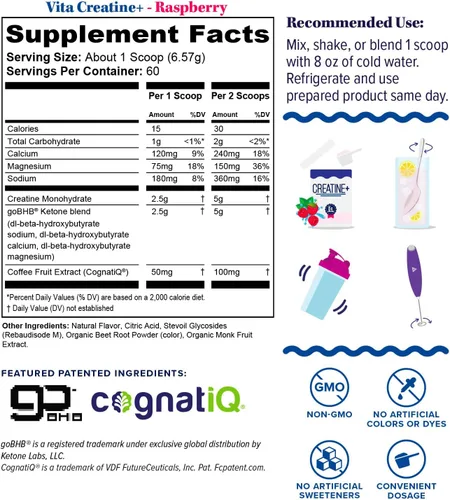 Miniatura 3 de Vitauthority Multi Collagen Burn Energy: Péptidos de proteína hidrolizados con ácido hialurónico y creatina monohidrato en polvo para mujeres