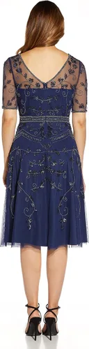 Miniatura 2 de Adrianna Papell Vestido midi con cuentas para mujer