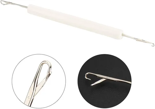 Miniatura 4 de ViaGasaFamido Sewing Machine Accessories, Knitting Machine Double-Ended Needle with Handle for Silver Reed LK360 LK150 LK100 SK860