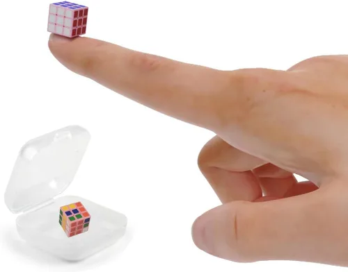 Mini cubo 3x3 – Cube Lab 0.4x0.4x0.4 in cubo pequeño, cubo mágico suave más pequeño, regalo para niños y adultos (rosa)