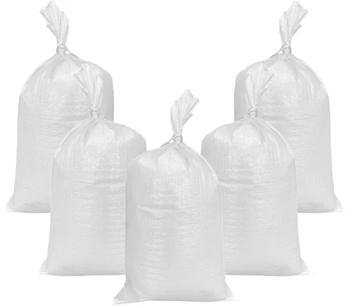 Miniatura 9 de AK TRADING CO. Sacos de arena de polietileno de 14 x 26 pulgadas con protección UV y lazos integrados, barrera de agua de inundación, bolsas de Verde
