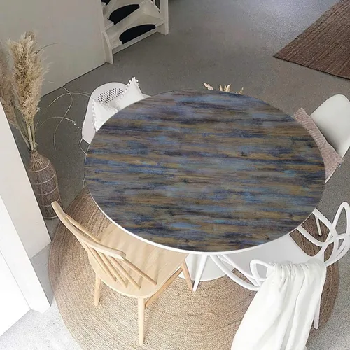 Miniatura 4 de CiCiwind Papel tapiz de madera azul púrpura para despegar y pegar, papel tapiz de madera sintética, película de vinilo decorativa, rollo de cajón