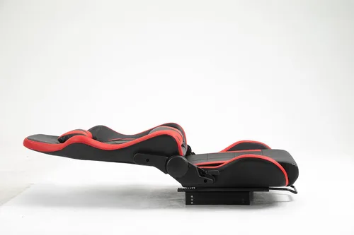 Miniatura 8 de Minneer Asiento de carreras de doble bloqueo, carga de 400 libras, ángulo ajustable, cómodo, transpirable, ergonómico, silla de juegos de vuelo