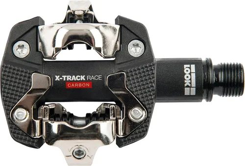 Miniatura 2 de LOOK Cycle - Pedales de bicicleta X-Track Race Carbon MTB - Mecanismo SPD estándar compatible - Pedales sin clip - Cuerpo de carbono