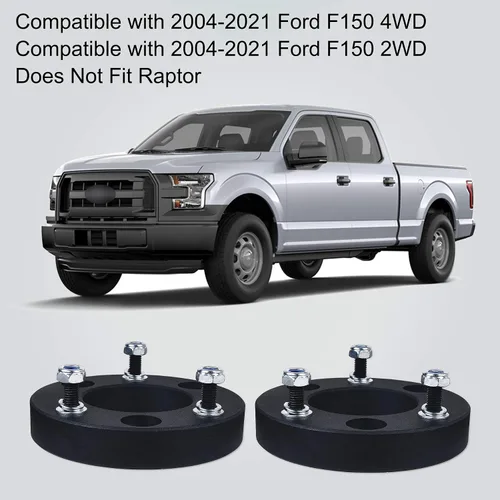 Miniatura 6 de BDFHYK Kit de nivelación delantera para F150 de 1.5 pulgadas, espaciadores de puntal de 1.5 pulgadas compatibles con F-150 4WD/2WD 2004-2022, kits