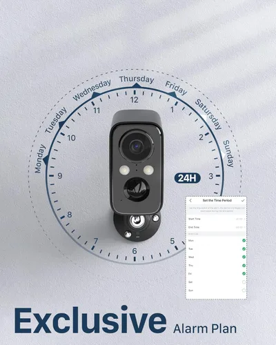 Miniatura 9 de Cámaras de seguridad inalámbricas para exteriores: cámaras para sistema de seguridad del hogar, cámara WiFi con panel solar, sistema de vigilancia