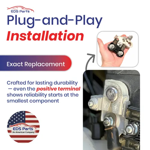 Miniatura 4 de EDS AL3Z-14526-AA AL3Z14526AA 250A/125A Fusible de enlace de fusible de batería y BT4Z-14450-AA Conjunto de terminal positivo para Ford F-150