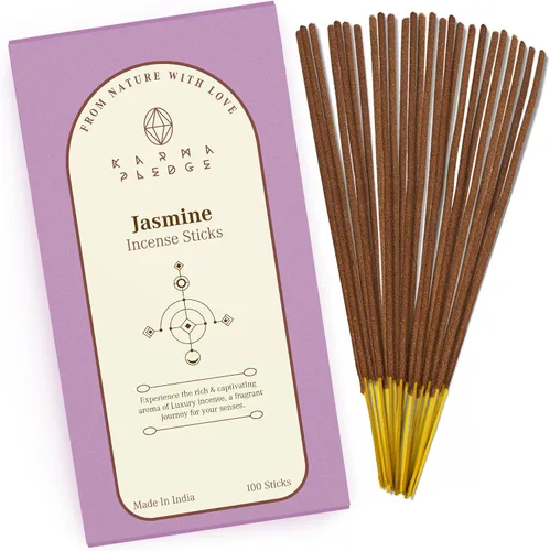 Miniatura 33 de Bakhoor - Varitas de incienso orgánicas sumergidas a mano, 100 varillas con hierbas naturales e ingredientes aromáticos, tiempo de combustión de 45