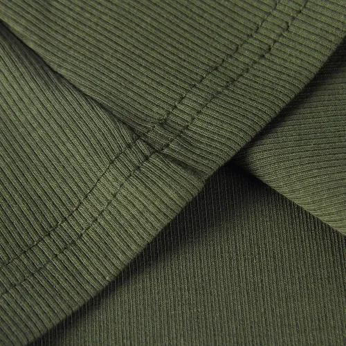 Miniatura 3 de GEMBERA Camiseta sin mangas para mujer, cuello alto, casual, básica, de algodón, acanalada, ajustada