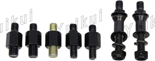 Miniatura 6 de Espejos universales cromados y negros con calavera para Yamaha FZ-09 2014-2017/FZ1 N 2006-2015/XSR