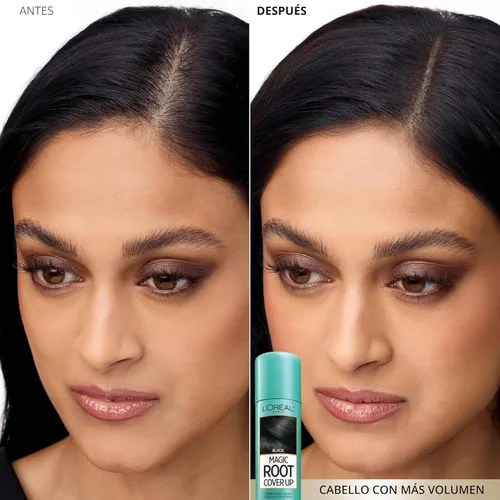 Miniatura 4 de L'Oreal Paris Magic Root Cover Up Corrector Spray para rubias, rubio medio, 2 onzas líquidas, sin amoníaco ni peróxido, adecuado para tinte