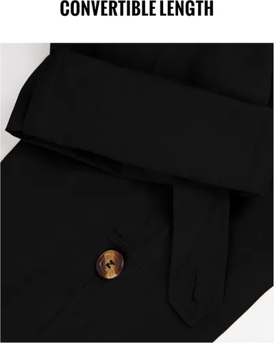 Miniatura 5 de Athlisan Pantalones cargo para mujer estilo casual cintura elástica pantalones de senderismo con bolsillos