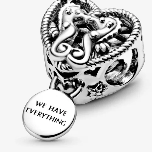 Miniatura 4 de PANDORA Abalorio de plata de ley 925 con diseño de caballitos de mar calados 798949C00 Metal Sin gemas