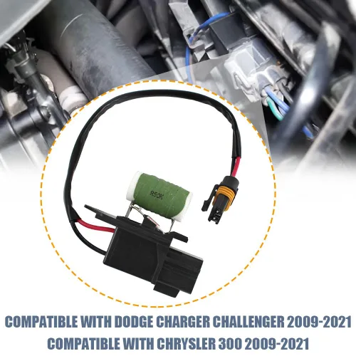 Miniatura 5 de 68050128AA Resistencia de relé del motor del ventilador del ventilador del radiador compatible con Dodge Charger Challenger 2009-2021 compatible