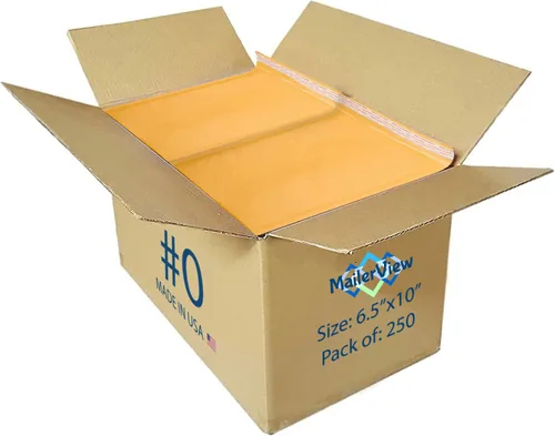 Miniatura 10 de Sobres de burbujas Kraft de 10.5 x 16, sobres acolchados autosellados #5, paquete de 100 unidades a granel Fits Books, Comics & Apparel, No Tape