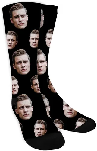 Calcetines personalizados con cara calcetines personalizados con texto personalizado divertidos calcetines para hombres y mujeres