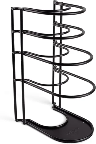 Miniatura 15 de Cuisinel Organizador de ollas y sartenes resistente, estante extra grande de 5 niveles, capacidad para sartenes de hierro fundido, horno holandés