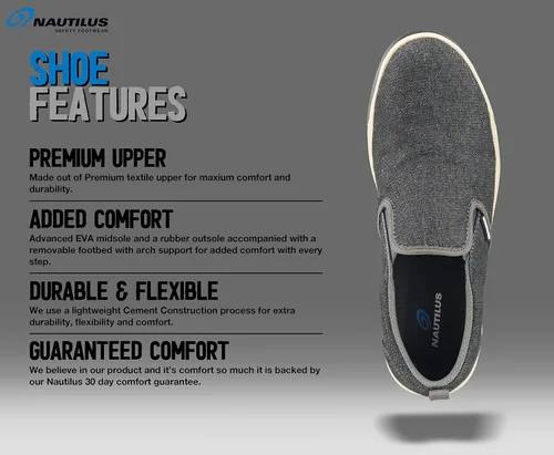 Miniatura 5 de Nautilus Safety Footwear Zapato industrial Westside para mujer, Negro