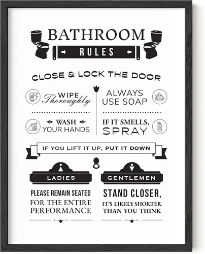 Miniatura 109 de HAUS AND HUES Funny Butts Collage - Póster artístico para decoración de baño, 12 x 16 pulgadas, sin marco