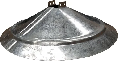 Miniatura 2 de BOSS Buck Varmint Embudos duraderos y ligeros de acero galvanizado protectores de ardilla con tornillos autorroscantes para alimentador