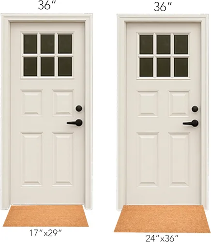 Miniatura 7 de Calloway Mills AZ105001729 Alfombra Kitty Korner, 17 x 29 pulgadas, color natural/negro