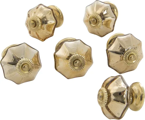 Miniatura 16 de Dritz Home - Manija para puerta de hierro fundido de diseño de aves, Dorado, 47064A
