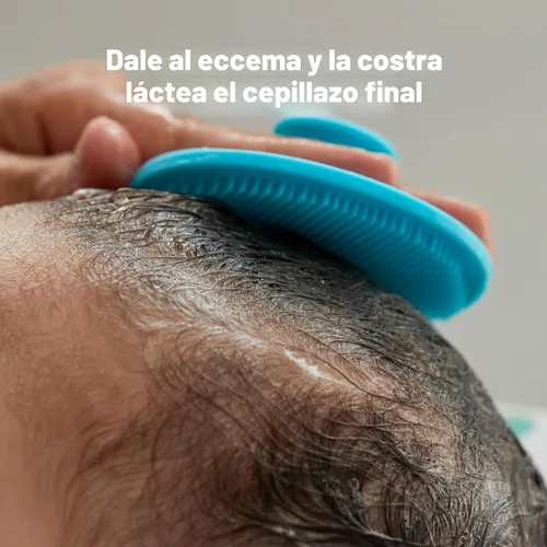 Miniatura 3 de Frida Baby DermaFrida The SkinSoother, cepillo de baño para bebé, cepillo para cuna para bebés, esencial para piel seca, tratamiento de cuna