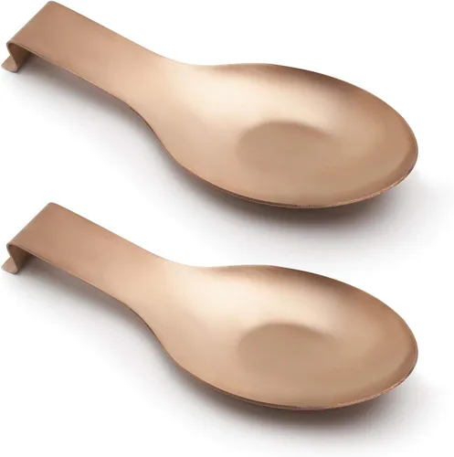Miniatura 9 de Soporte de cuchara de acero inoxidable para encimera de cocina, utensilios de cocina, soporte para cucharón para estufa, resistente a la corrosión