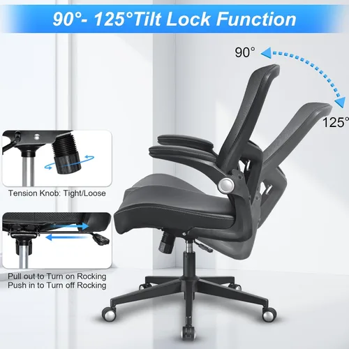 Miniatura 7 de Silla de oficina resistente, silla de oficina ergonómica de escritorio de 400 libras para personas pesadas, sillas de escritorio de oficina en casa