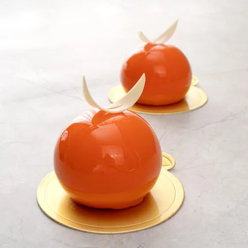 Miniatura 6 de Restaurantware -Molde de bola de 8 cavidades de pastelería, 1 molde de chocolate listo para horno - Molde de silicona blanca flexible, congelable