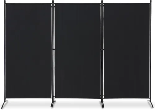 Divisor de habitación portátil de 3 paneles, pantalla de privacidad plegable de 6 pies, separador de habitación independiente para oficina,