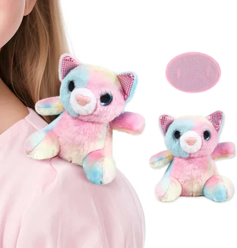 Miniatura 8 de Juguetes de peluche con imán de unicornio para el hombro, lindo regalo de peluche para niñas de 3 a 8 años, accesorios de disfraz, regalos para niños