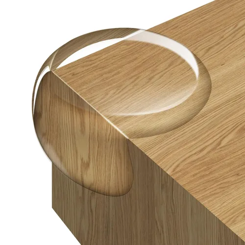 Miniatura 10 de Paquete de 20 protectores de esquina para bebé, protector de esquina transparente para muebles de esquina y borde, amortiguador para bordes de mesa
