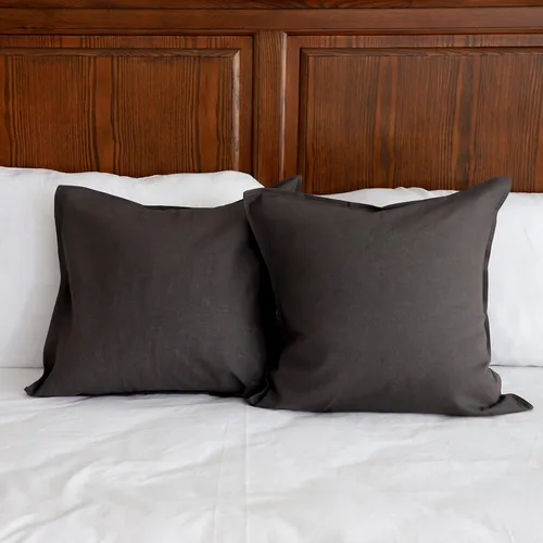 Miniatura 23 de Simple&Opulence - Fundas de almohada lumbar de lino 12x20 pulgadas, juego de 2, mezcla de lino y algodón, rectangulares, decorativas, para sofá
