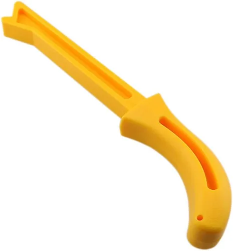 Miniatura 4 de Push Stick ZCZQC - Palo de madera amarillo para carpintería, sierra de mesa, accesorios de carpintería