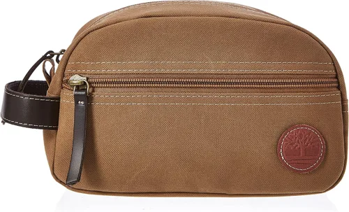 Miniatura 4 de Timberland Men's Toiletry Bag Canvas Travel Kit Organizer Caqui