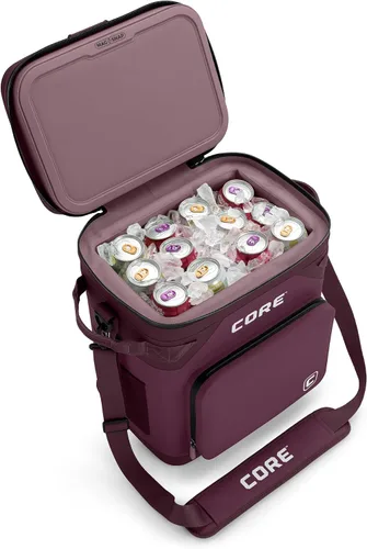Miniatura 31 de CORE - Bolsa de enfriador suave a prueba de fugas magnética con cremallera impermeable Bolsa aislada enfriador portátil Mejor enfriador suave