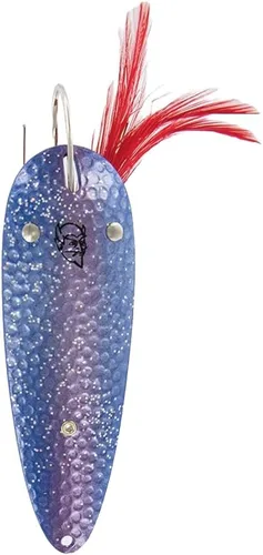 Miniatura 11 de Dardevle Dardevlet Weedless Nickel Back 3/4 oz Fishing Spoons Rojo/Blanco
